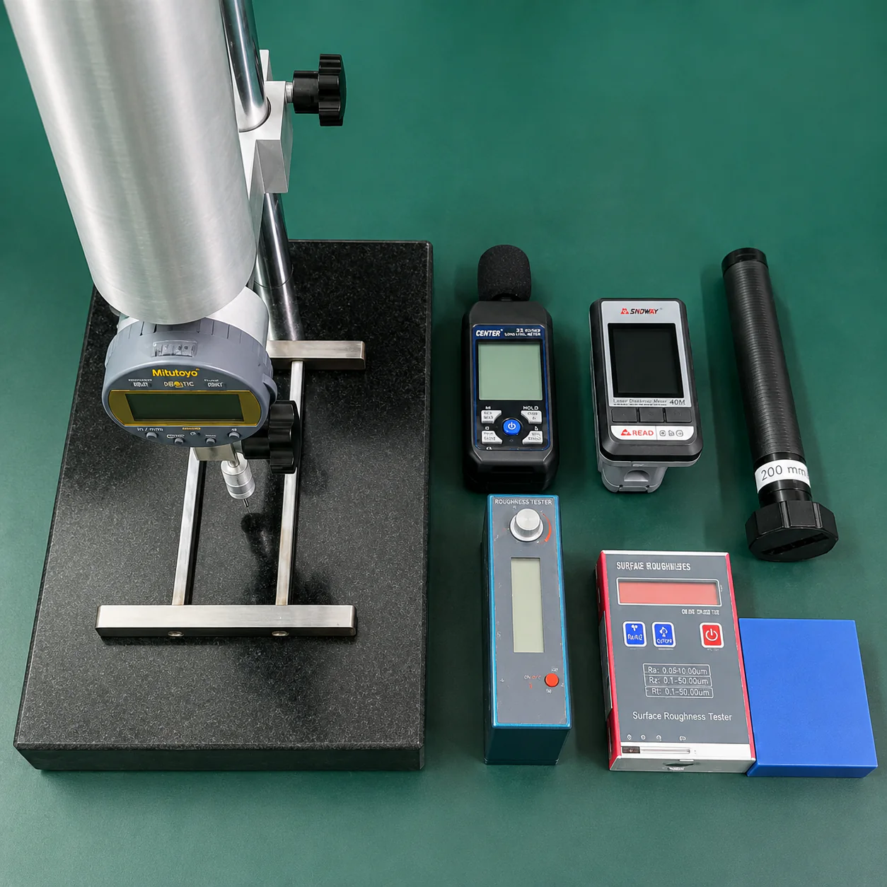 Paddle material inspection tools and measurement fixture