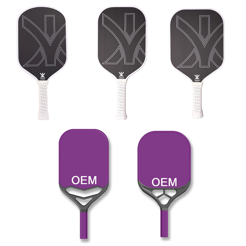 Pickleball paddle shape and handle length examples